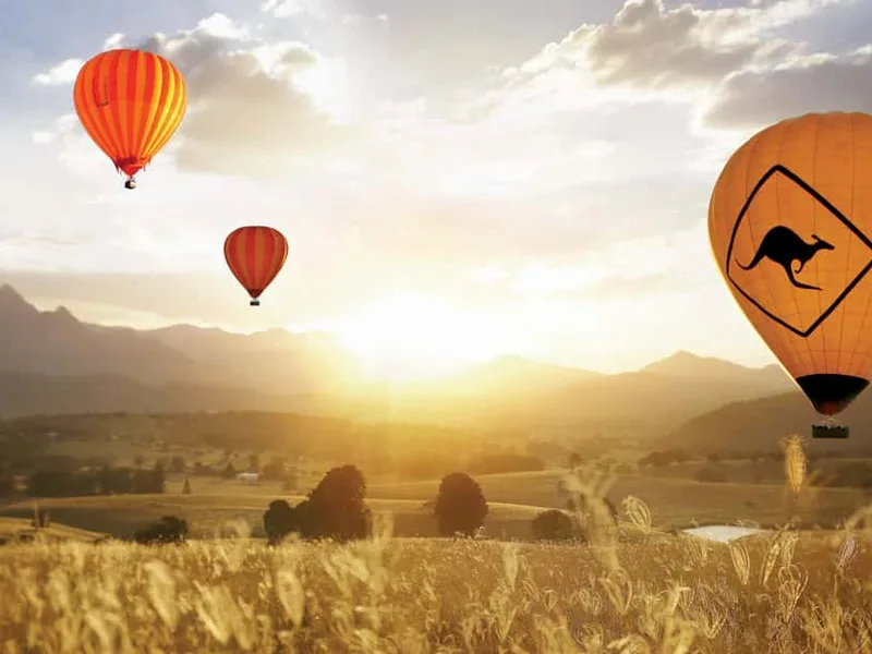 Hot air balloon rides in Gold Coast