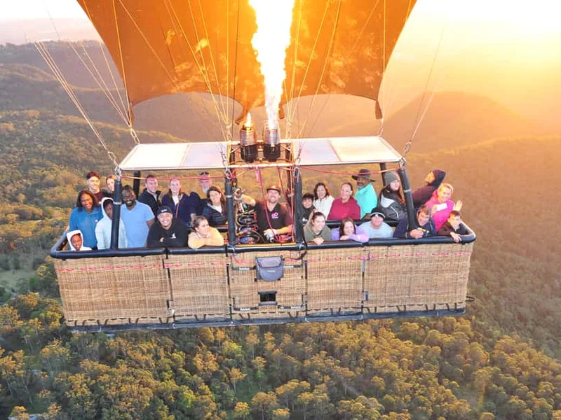 Gold Coast Balloon Flight with Buffet Breakfast — hot air balloon ride in Gold Coast