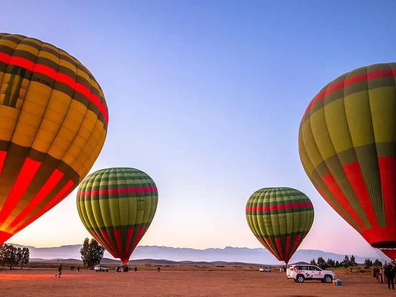 Ouargla Sahara Desert Hot Air Balloon Ride at Sunrise — hot air balloon ride in Sahara Desert