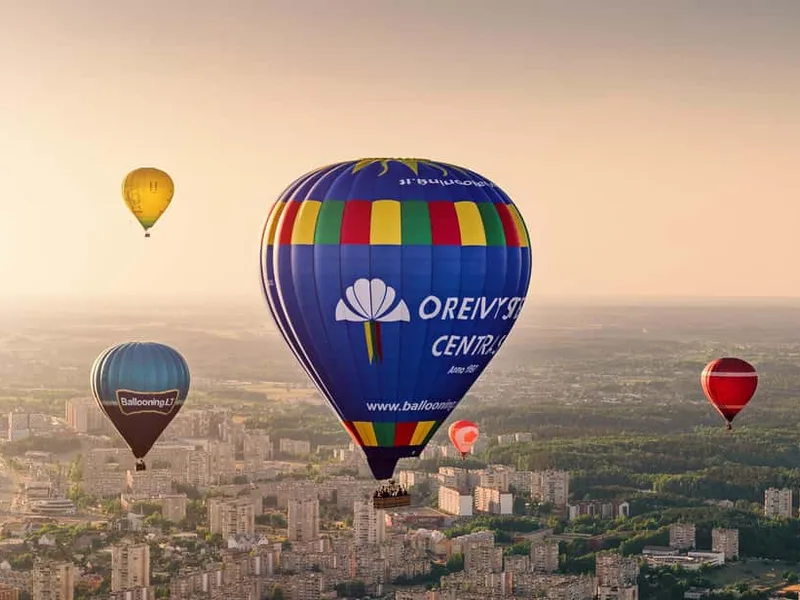 Private VIP Balloon Flight Over Vilnius or Trakai — hot air balloon ride in Vilnius & Trakai